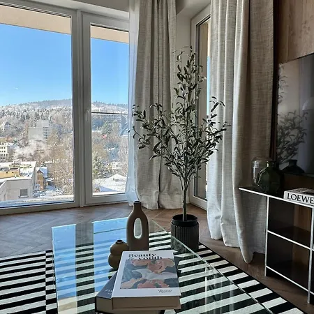 Apartment Family & Friends Art Piekny Widok Z Garazem Krynica Zdroj